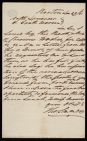 Letter from Thomas Simmons to Captain Thomas Sparrow 
